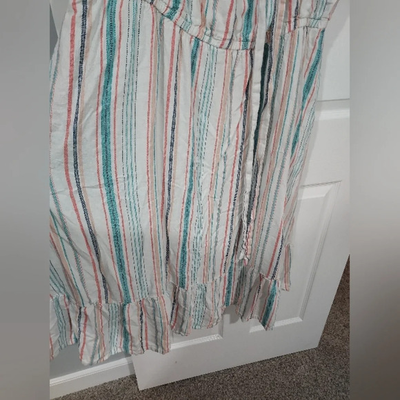 Lane Bryant Striped Multicolor Midi Dress - Picture 6 of 16